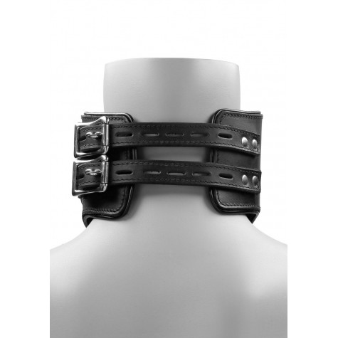 Черный широкий ошейник Heavy Duty Padded Posture Collar