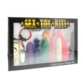 Яркий вибронабор SEX TOY KIT MULTI COLORS